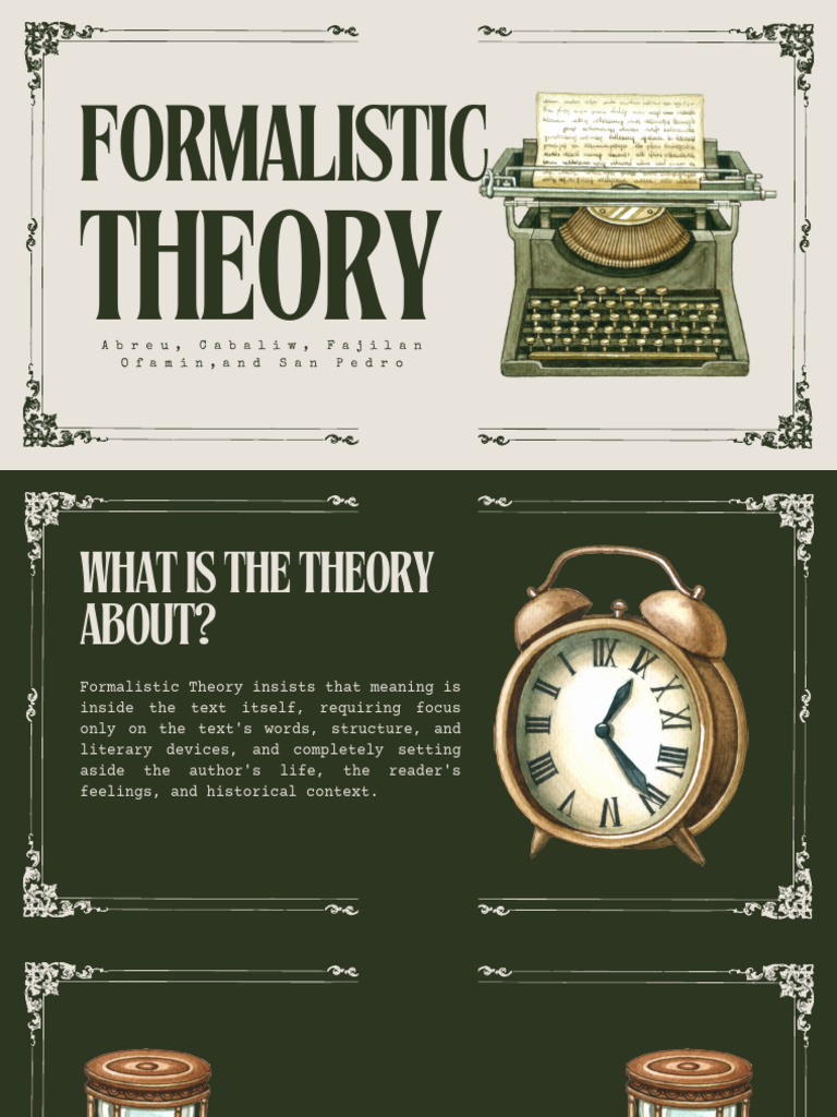 Understanding Formalistic Theory in Poetry | PDF | Rituals | Spirituality