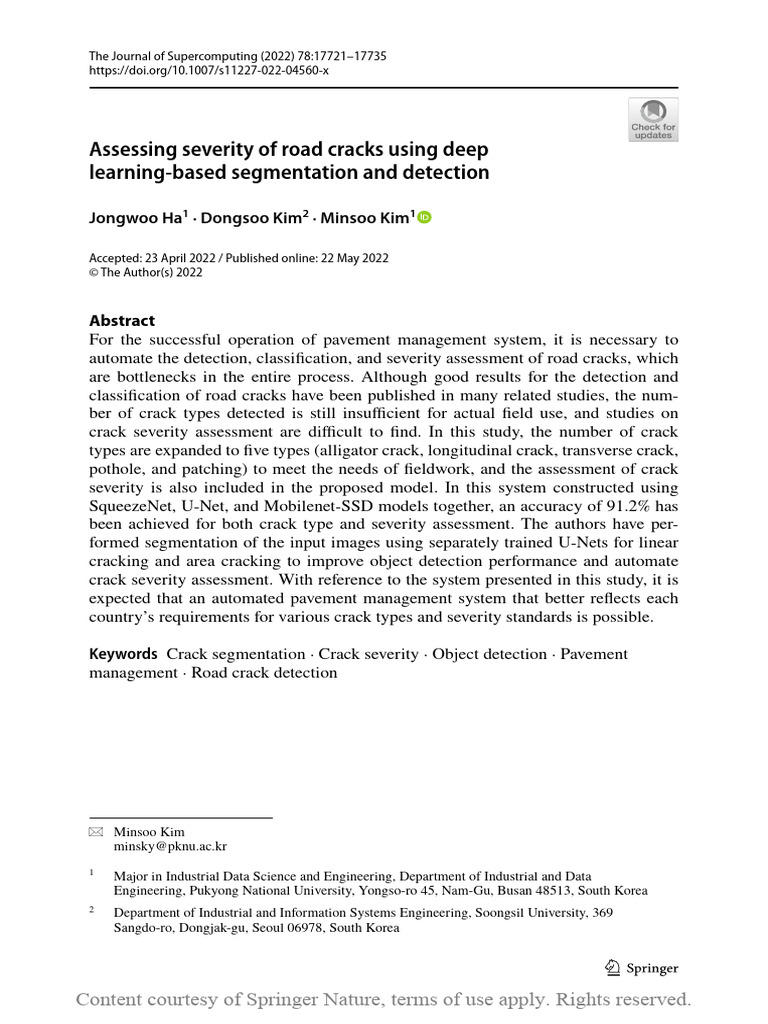 Deep Learning for Road Crack Assessment | PDF | Image Segmentation | Road