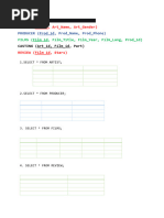 SQL Queries for Movie Database | PDF | Databases | Computer Data