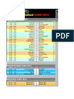 Jadwal Euro 2012 Excel 2