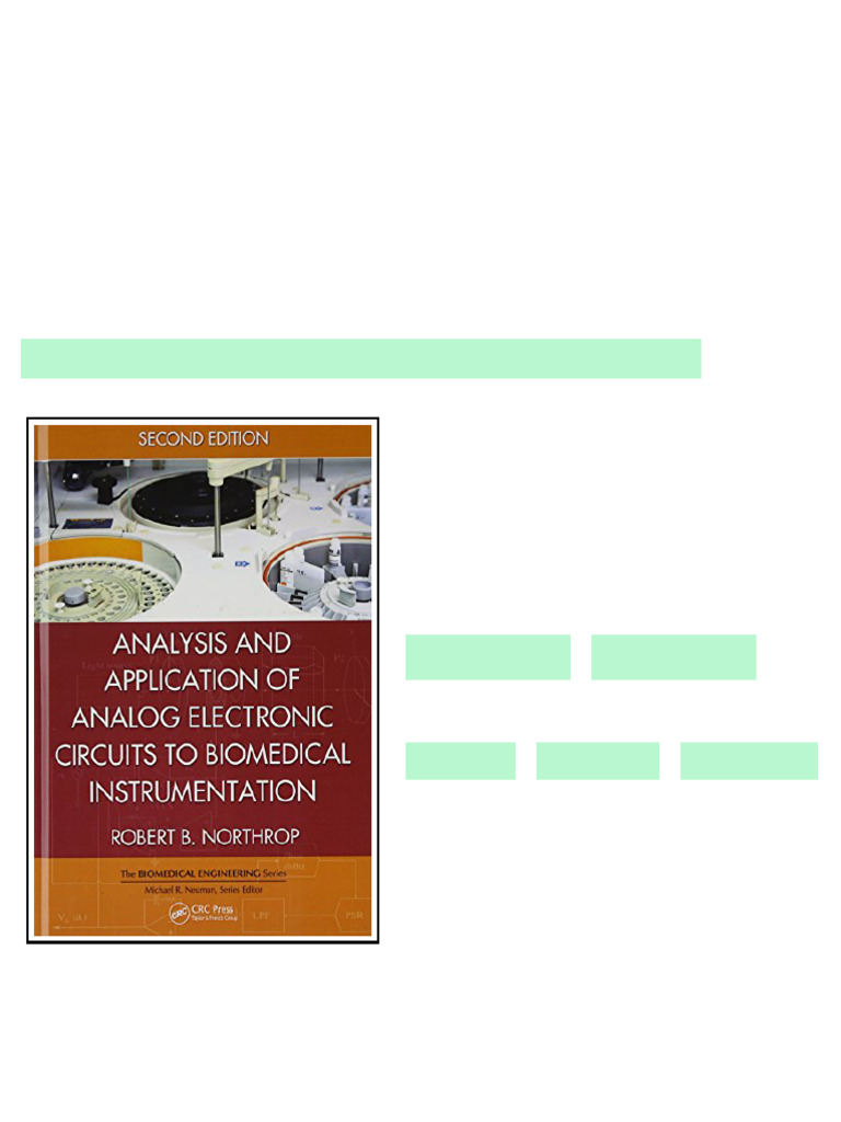 Analysis and Application of Analog Electronic Circuits To Biomedical ...