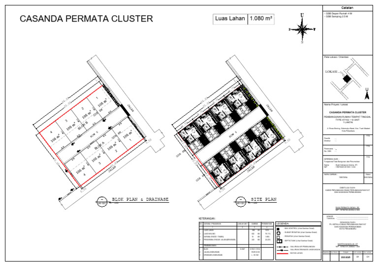 GSB Depan dan Samping Rumah 4M dan 2.5M | PDF