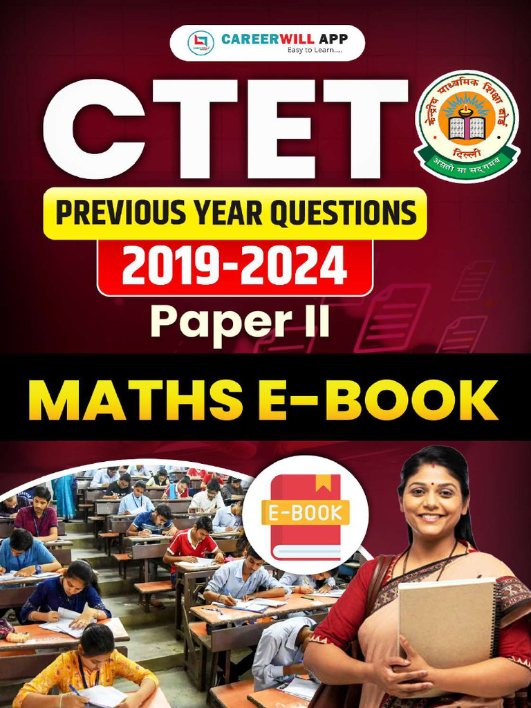 CTET Maths 2019 - 2024 (P - 2) - 744621 - Crwill | PDF | Elementary ...