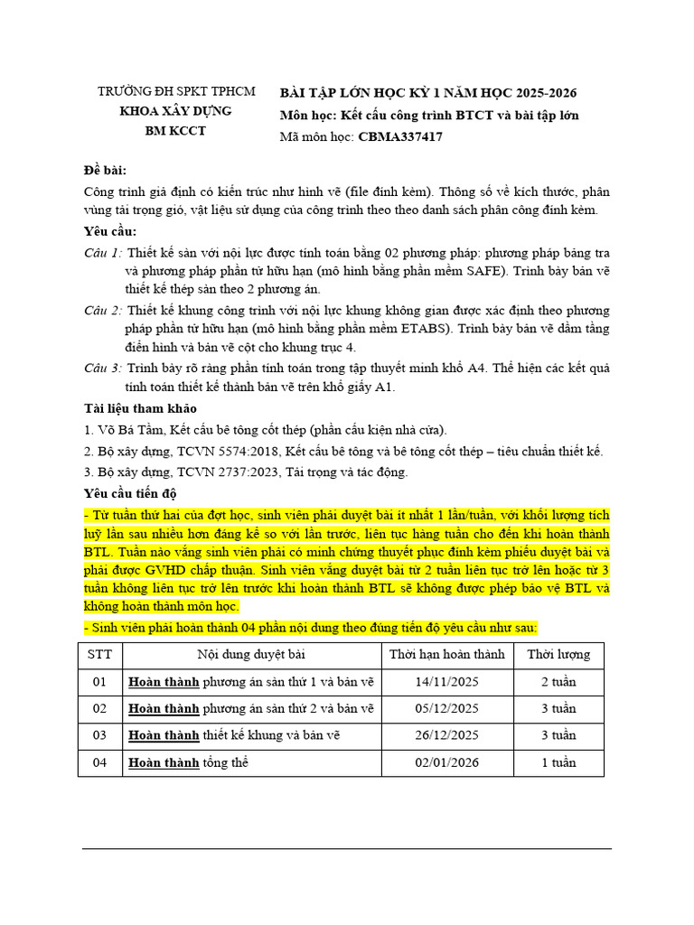 BTL - 1 - Yêu cầu | PDF