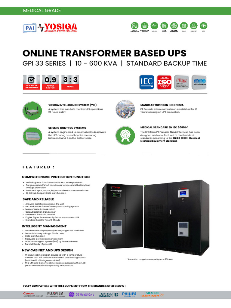 Advanced UPS Features and Specifications | PDF | Transformer ...