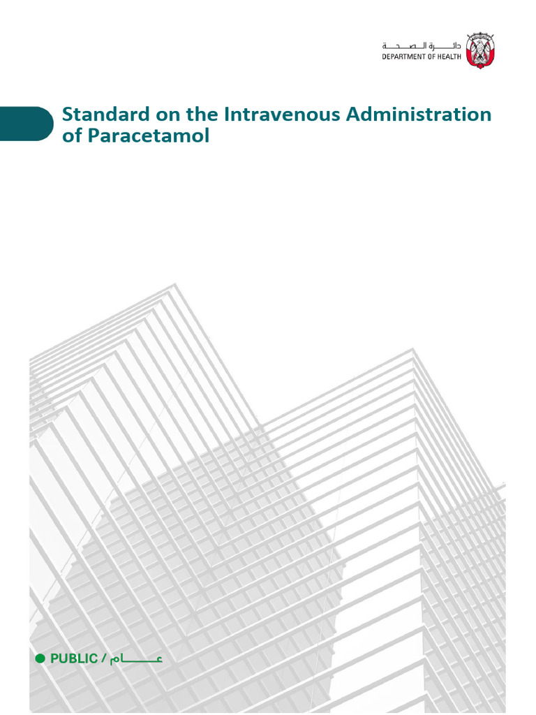 IV Paracetamol Administration Standards | PDF | Dose (Biochemistry ...