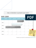 Use A Calendar To Present Your Plan!: Implementation