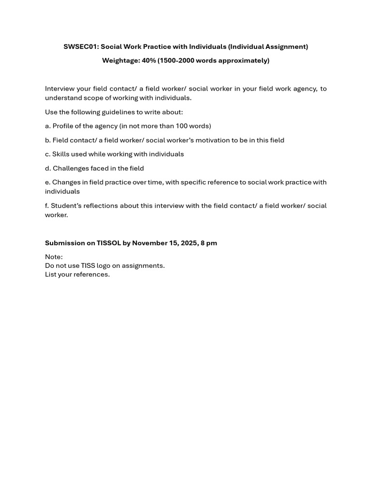 Assignment 2025 | PDF