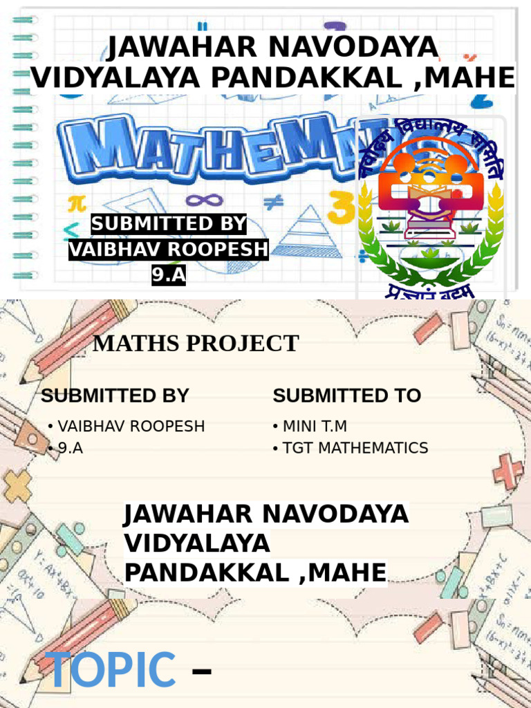 Puducherry vs Uttarakhand: A Math Project | PDF