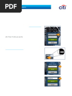 Citidirect Be Mobilepass Token: Reference Guide | PDF | Mobile App | Login
