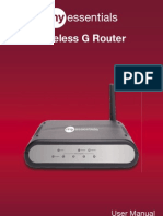 Wireless G Router - Manual