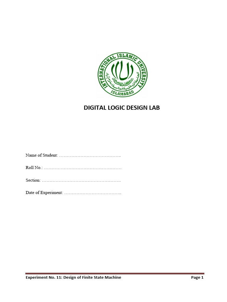 Lab 11-DLD | PDF | Computer Engineering | Digital Electronics