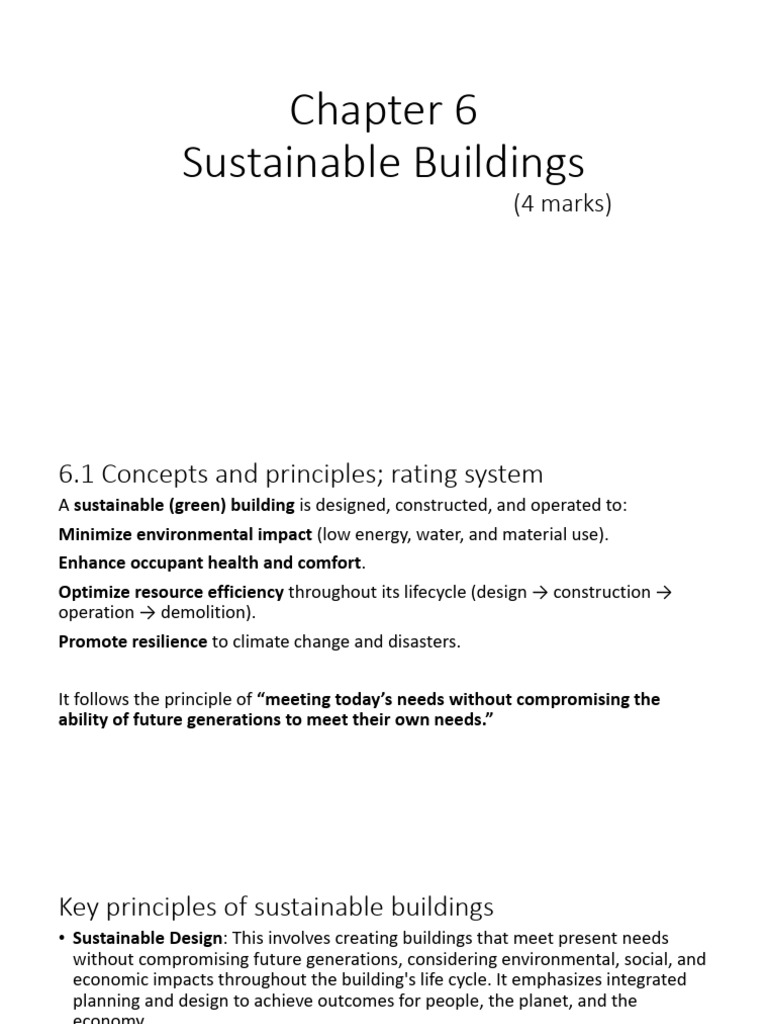 Principles of Sustainable Building Design | PDF | Green Building ...