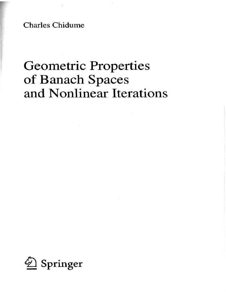 Geometric Properties of Banach Spaces and Nonlinear 3i9168ncxq | PDF ...