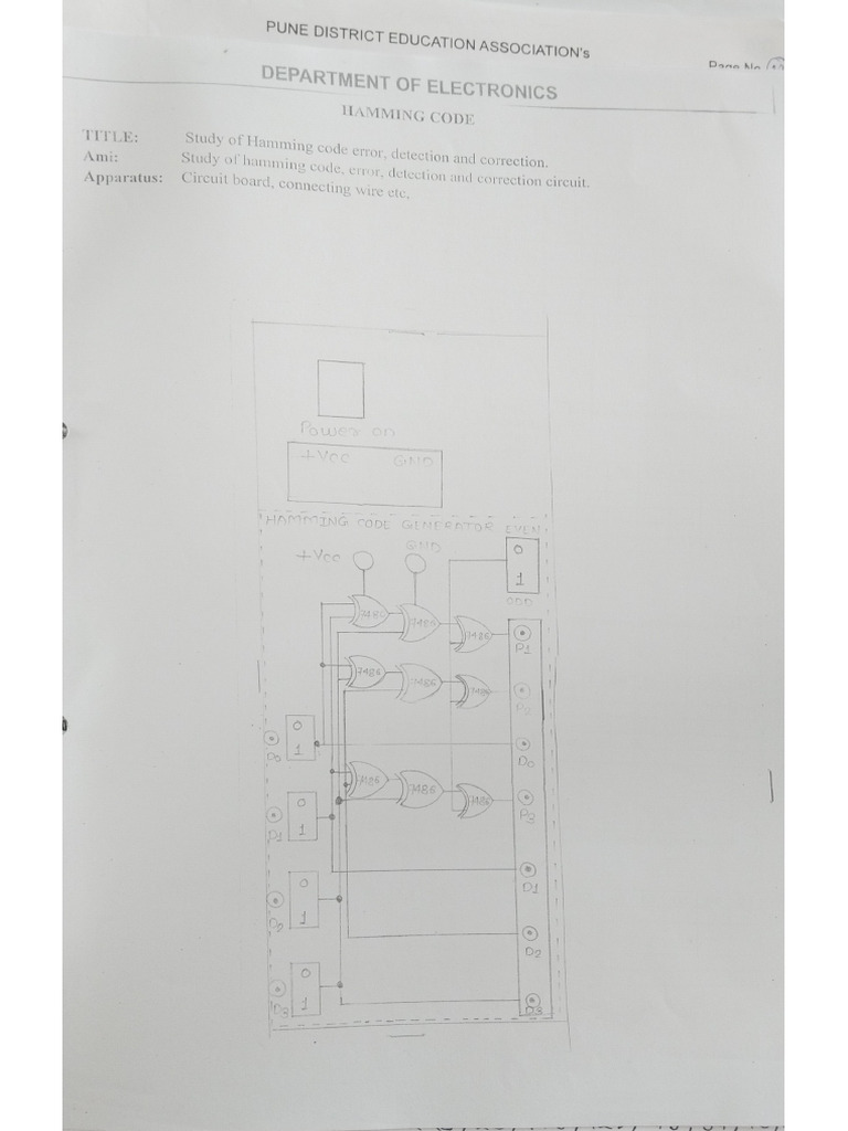 Hamming Code | PDF