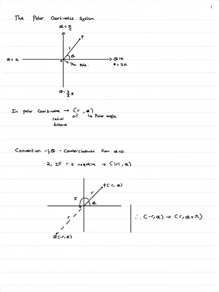 Polar Coordinates | PDF