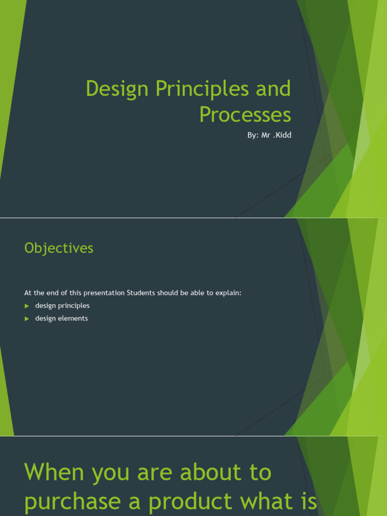 Design Principles and Processes Overview | PDF | Texture Mapping | Drawing