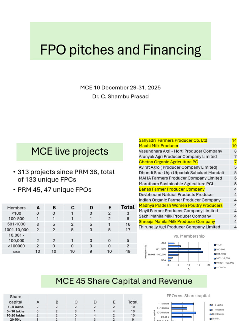 FPO Financing and Project Overview | PDF | Debt | Business