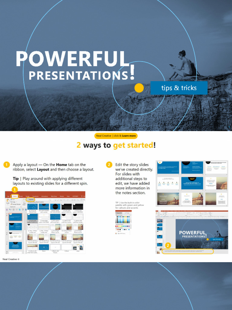 Effective Tips for Powerful Presentations | PDF | Storytelling ...
