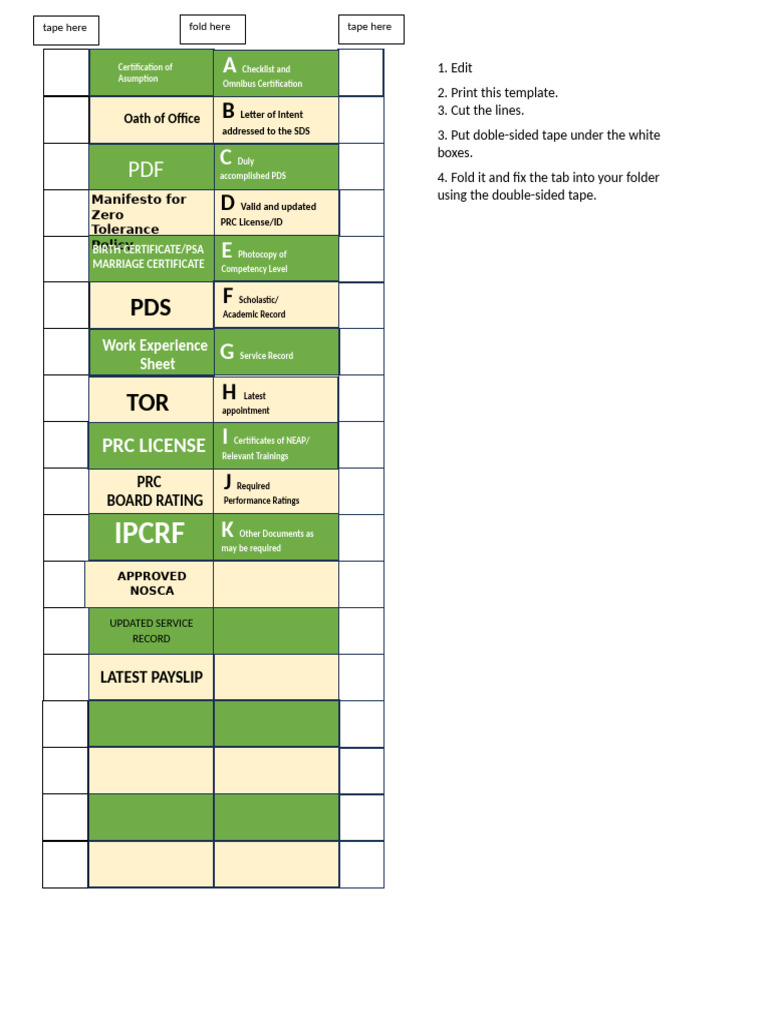 Document Preparation Checklist Guide | PDF