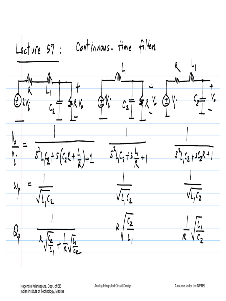 Analog Integrated Circuit Design Course | PDF