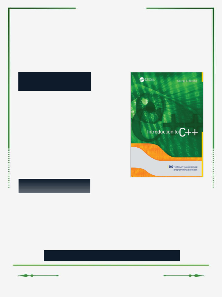 Introduction to C++ : 500+ Difficulty-Scaled Solved Programming ...