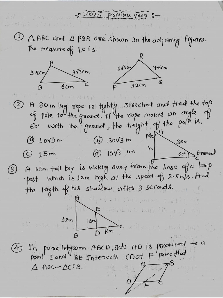 Triangle Mathematics | PDF