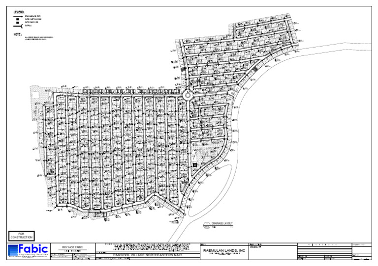 Road and Drainage Layout Plans | PDF | Drainage | Hydraulic Engineering