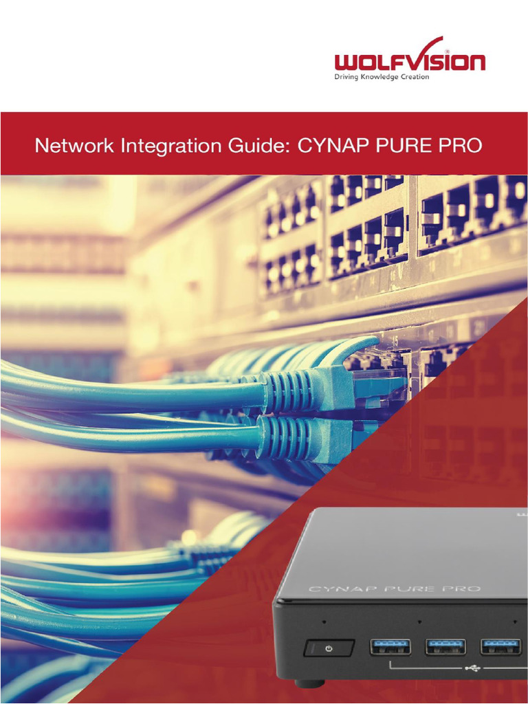 Cynap Pure Pro Network Integration Guide | PDF | Computer Network ...