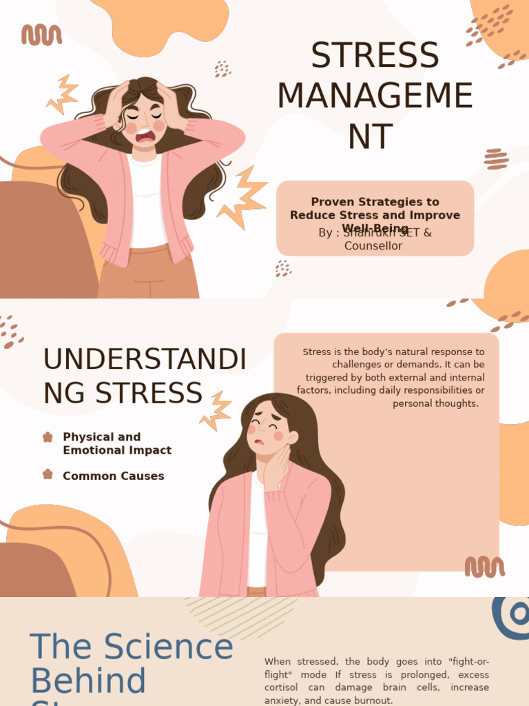 Stress Management Strategies for Well-Being | PDF | Anxiety | Stress ...