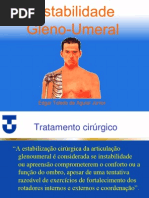 INSTABILIDADE GLENO UMERAL-TRATAMENTO CIRURGICO