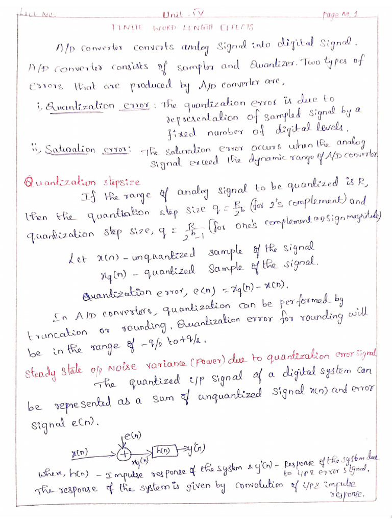 DSP Unit 4&5 | PDF