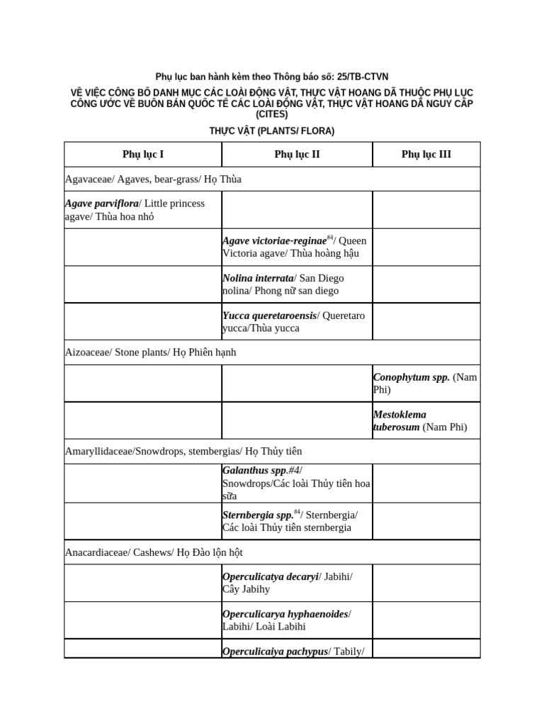 Phu Luc Ban Hanh Kem Theo Thong Bao So | PDF