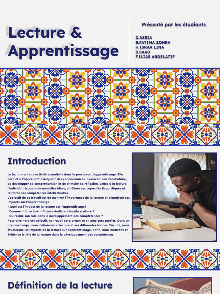 Impact de la lecture sur l'apprentissage | PDF | Pédagogie | Apprentissage