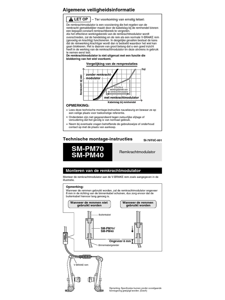 Shimano SM-PM70 40 Ger Online | PDF