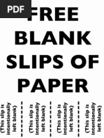 Download Free Blank Slips of Paper Flyer by Fake Science SN97677394 doc pdf