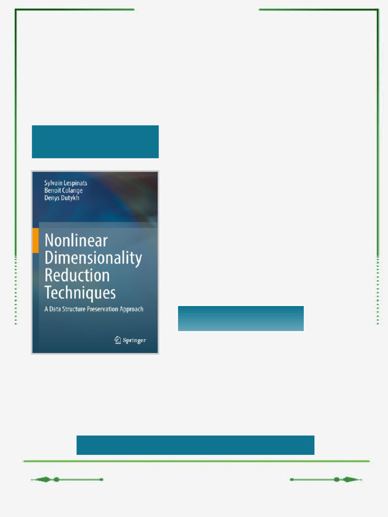 Nonlinear Dimensionality Reduction Techniques: A Data Structure ...