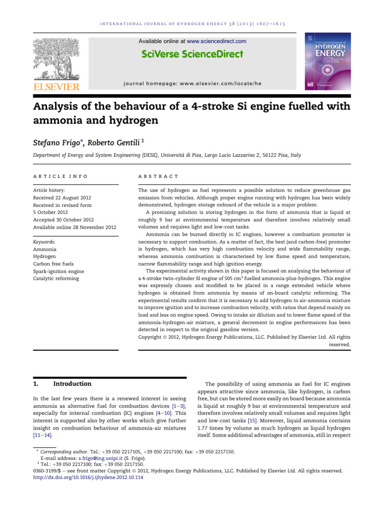 5 - Frigo - Analysis of The Behaviour of A 4-Stroke Si Engine Fuelled ...