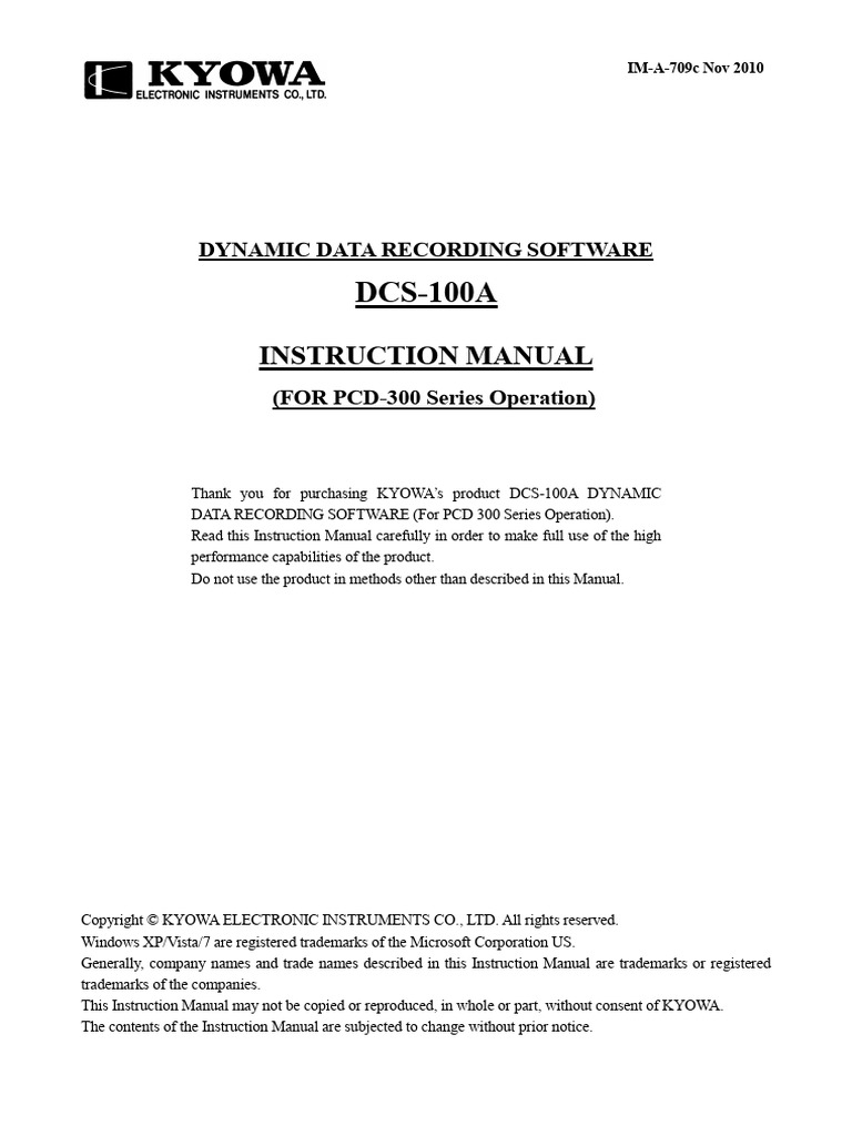 Im-A-709c Dcs100a Pcd300series Us | PDF | Computer File | Button ...