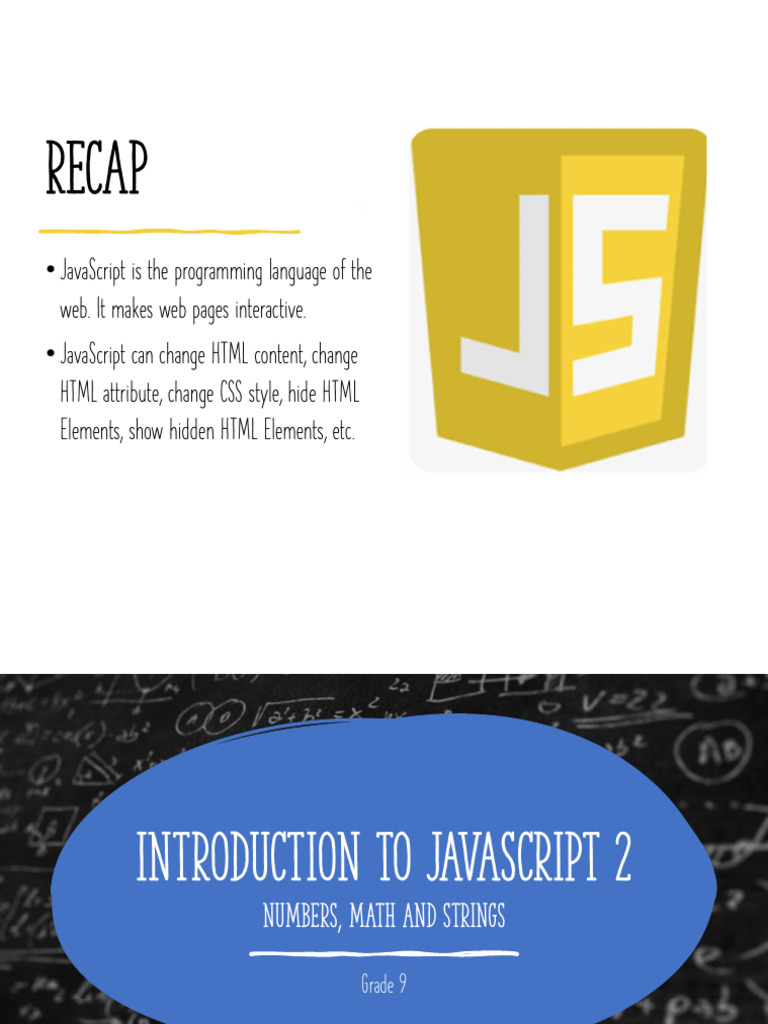 Introduction to Javascript 2 | PDF | String (Computer Science) | Java ...
