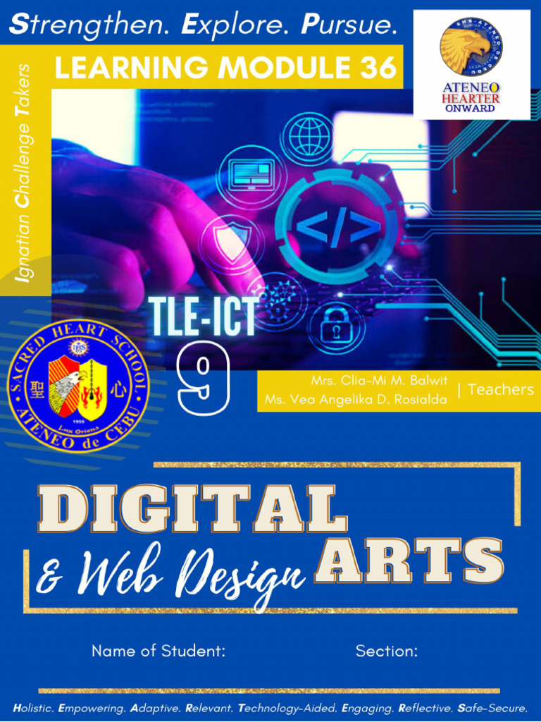 Grade 9 Web Design Learning Module | PDF | Html | Html Element