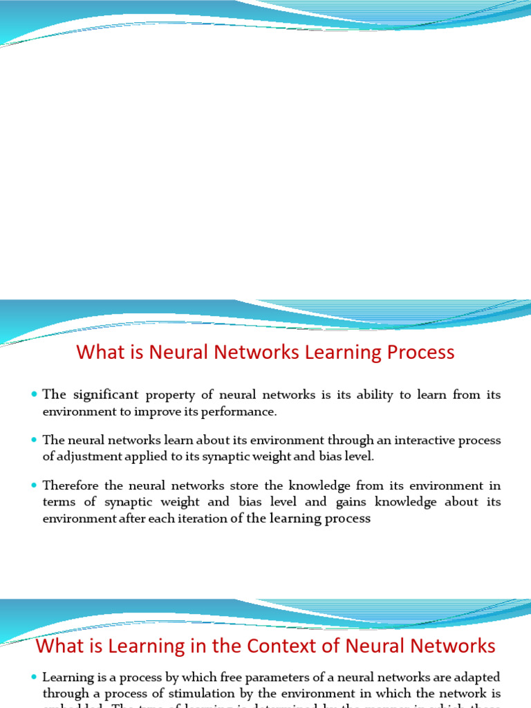 8 ANN T 08 Hebbian Learning | PDF | Synapse | Chemical Synapse