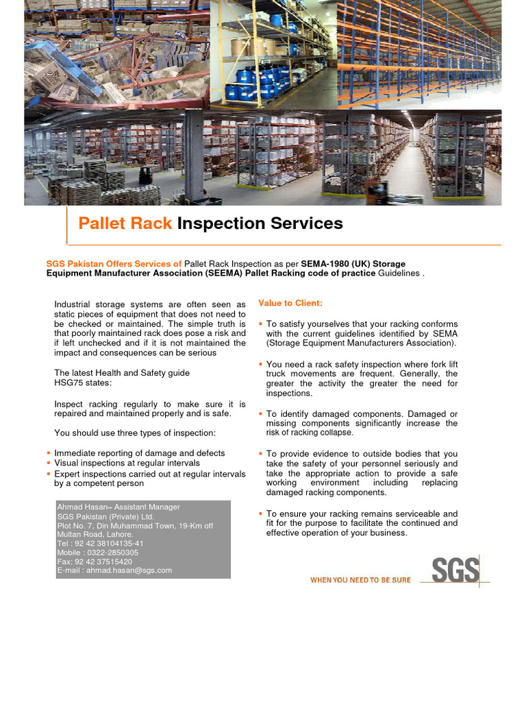 3-Rack Inspection Leaflet | PDF