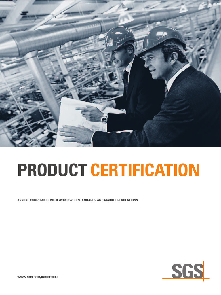 SGS Product Certification Services | PDF