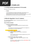 Second Speaker Debate Structure Guide | PDF | Argument