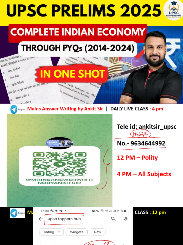 Indian Economy PYQs (2014-2024) | PDF