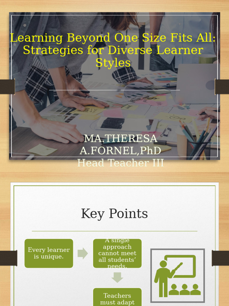 Learning Beyond One Size Fits All | PDF | Learning Styles | Learning