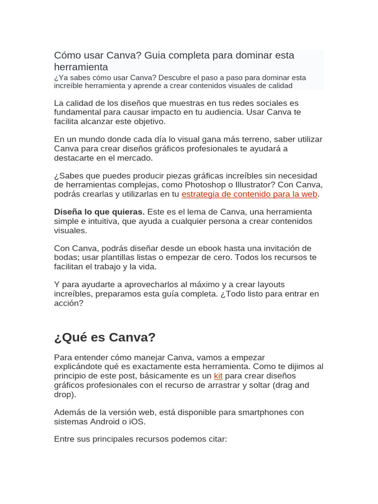 Como Usar Canva | PDF | Informática