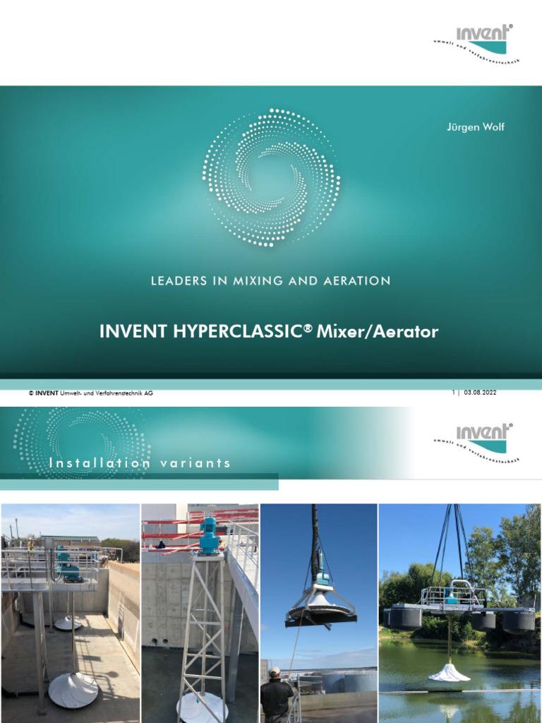 HYPERCLASSIC® Mixer/Aerator Overview | PDF
