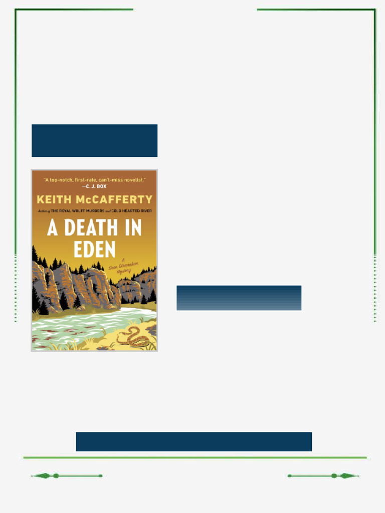 A Death in Eden Sean Stranahan 7 4th Edition Keith Mccafferty Ebook ...
